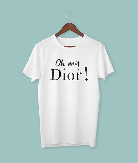 t shirt oh my dior|christian dior ladies t shirt.